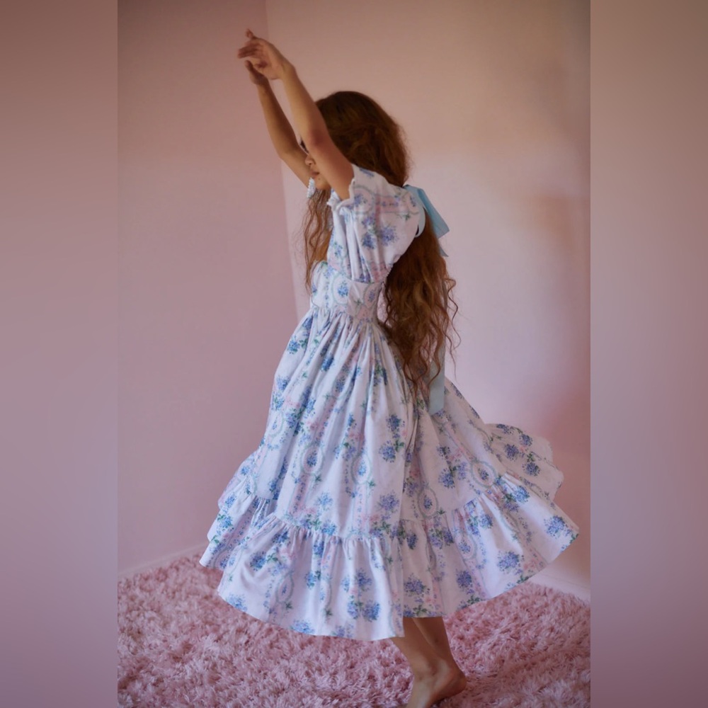 Selkie Belle Etoile Cotton French Puff Dress